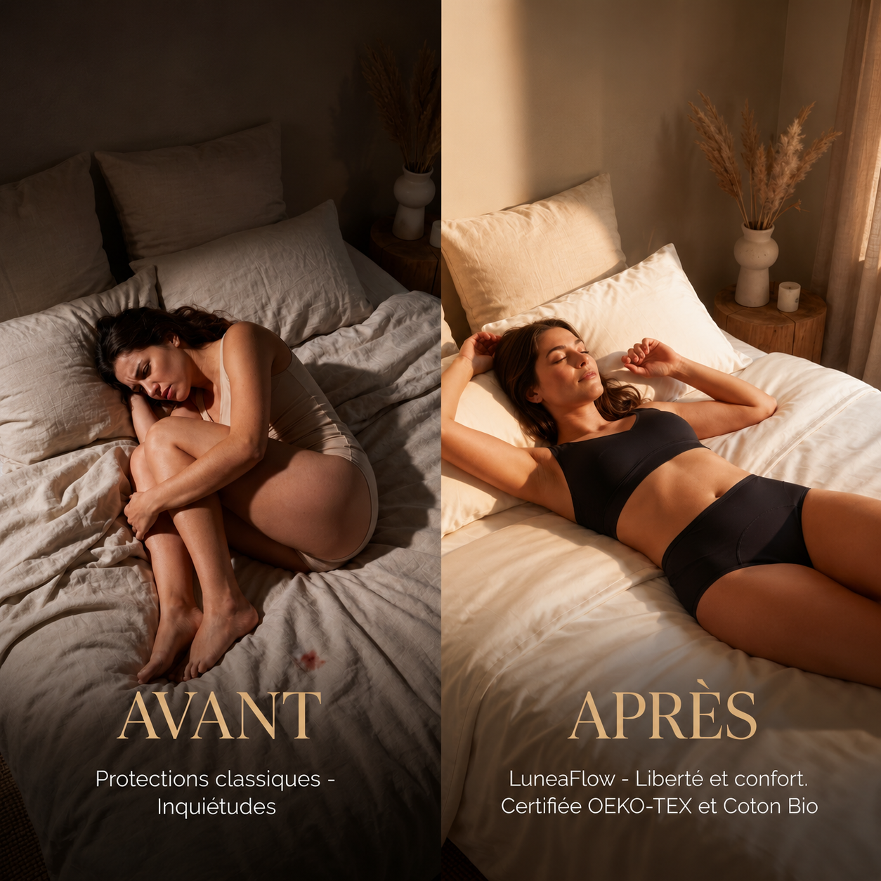 LUNEAFLOW - Pack de 2 culottes Ultra-Absorbantes